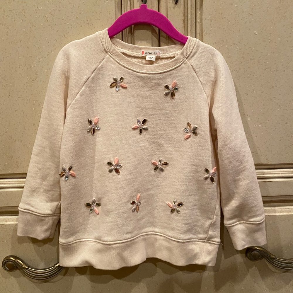 Jcrew Gem Sweatshirt Sz 4/5